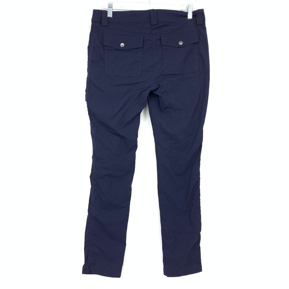 Anatomie Kate Pants Womens Size Large Navy Blue Skinny Cargo Stretch Travel - Picture 2 of 6